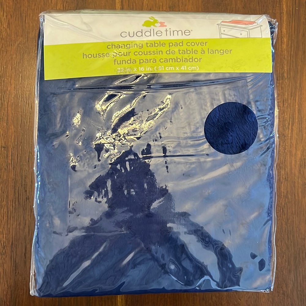 New Navy Changing Pad Cover